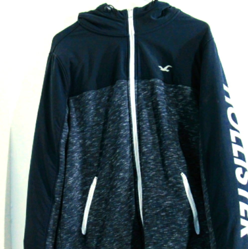 Unisex Navy Hollister jacket